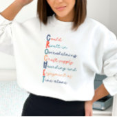 Crochet Lover Acrostic Sweatshirt