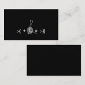 Crochet Lover|I Plus Crochet Ergebnis I Liebe Croc Visitenkarte (Vorne/Hinten)