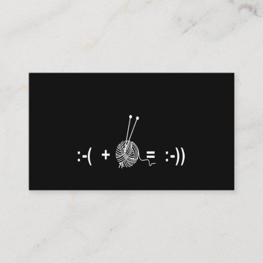 Crochet Lover|I Plus Crochet Ergebnis I Liebe Croc Visitenkarte (Vorderseite)