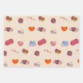 Crochet Lover Yarn Balls und Crochet Hooks Geschenkpapier Set (Vorderseite 3)