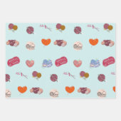 Crochet Lover Yarn Balls und Crochet Hooks Geschenkpapier Set (Vorderseite 2)