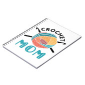 Crochet Mama Crocheting Lover Crocheter Frauen Notizblock (Linke Seite)