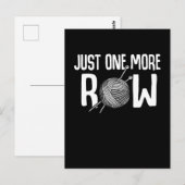 Crochet Mama Yarn Hobby Crafting Oma Postkarte (Vorne/Hinten)