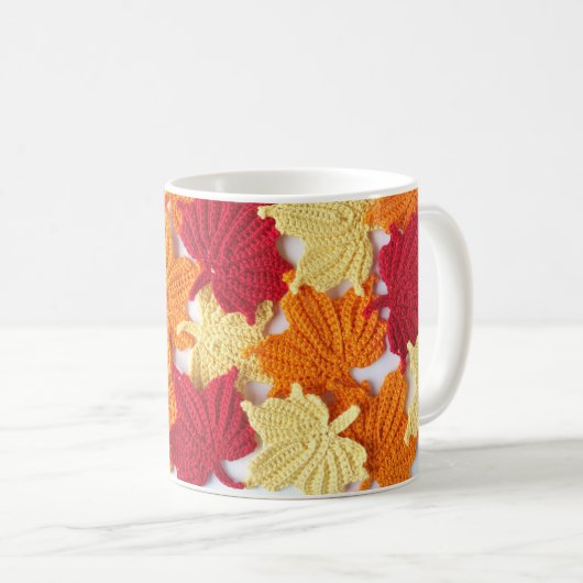 Crochet Maple Blätter Tasse (VorderseiteRechts)