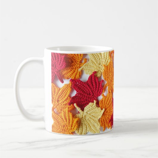 Crochet Maple Blätter Tasse (Links)