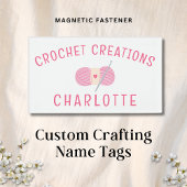 Crochet Modern Crochet Personalisiert Business Namenschild