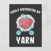 Crochet Mother Needle Crafter Garn Stricken Postkarte (Vorderseite)