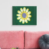 Crochet Pattern - Daisy Leinwanddruck (Insitu (Wohnzimmer))