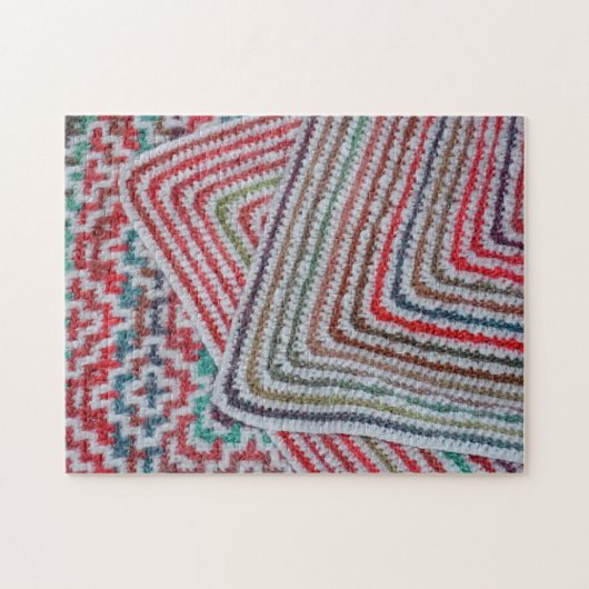 Crochet Patterns farbenfroh Puzzle (Horizontal)