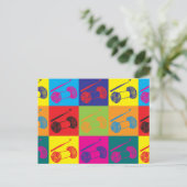Crochet Pop Art Postkarte (Stehend Vorderseite)