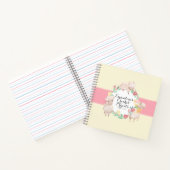 Crochet Projects Notebook mit Niedlichen Llamas Notizblock (Innenseite)