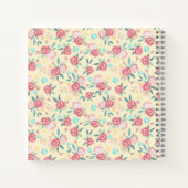 Crochet Projects Notebook mit Niedlichen Llamas Notizblock (Rückseite)