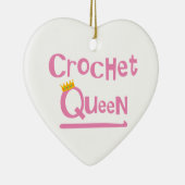 Crochet Queen Keramik Ornament (Rechts)