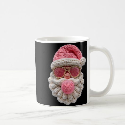 Crochet Santa Blowing Bubble Gum Christmas Girly K Kaffeetasse (Rechts)