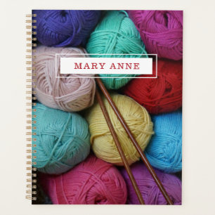 Crochet Strick Garn Personalisiert Planer