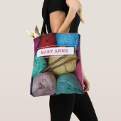 Crochet Strick Yarn Personalisiert Project Tasche (Von Nahem)