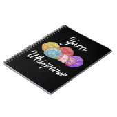 Crochet-süchtig Garne Lover Mama Oma Notizblock (Linke Seite)