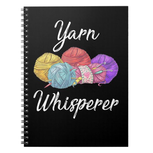 Crochet-süchtig Garne Lover Mama Oma Notizblock (Vorderseite)