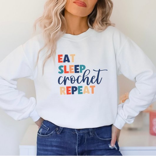 Crochet Sweatshirt-Geschenk für Crocheter Sweatshirt