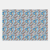 Crochet Teddy Bear Baby Shower Geschenkpapier Set (Vorderseite)