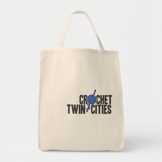 Crochet Twin Cities Shopper Bag Tragetasche (Vorne)