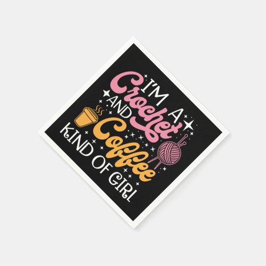 Crochet und Kaffee Serviette (Ecke)