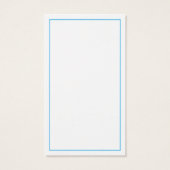 Crochet und Yarn Handmade Blue Craft Business Card (Rückseite)