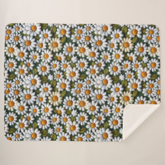 Crochet White Daisies Spring Wildflowers Sherpadecke