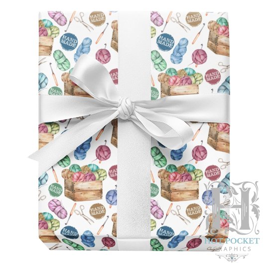 Crochet Wrapping Paper Geschenkpapier