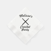 Crochet Yarn Party Crafts Serviette (Ecke)