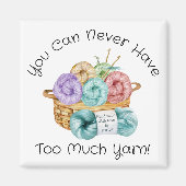 Crochet Yarn Personalisiert Magnet (Vorne)