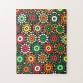 Crocheted Granny Circles Puzzle (Vertikal)