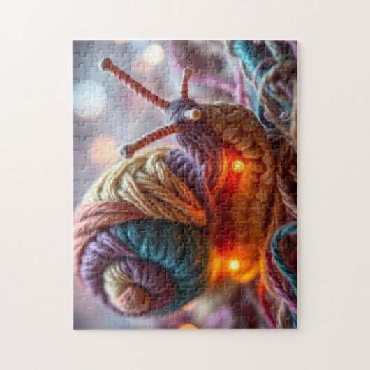 crocheted snail puzzle (Vertikal)