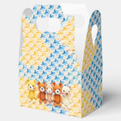 Crocheted Stuffed Animals Blue and Yellow Geschenkschachtel (Geöffnet)