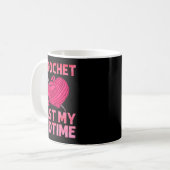 Crocheting Art For Men Women Crocheter Crochet Lov Kaffeetasse (Vorderseite Links)
