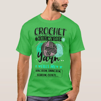 Crocheting Crochet filmt meine Tage T-Shirt