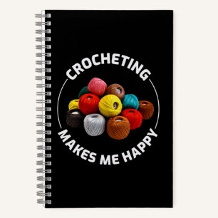 Crocheting Crochet Knitter Crocheter Notizblock