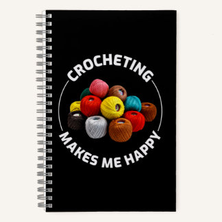 Crocheting Crochet Knitter Crocheter Notizblock