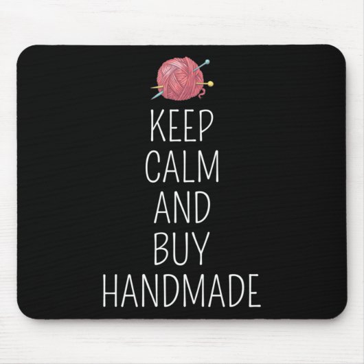 Crocheting Crochet Knitting Crocheter Yarn Mousepad (Vorne)
