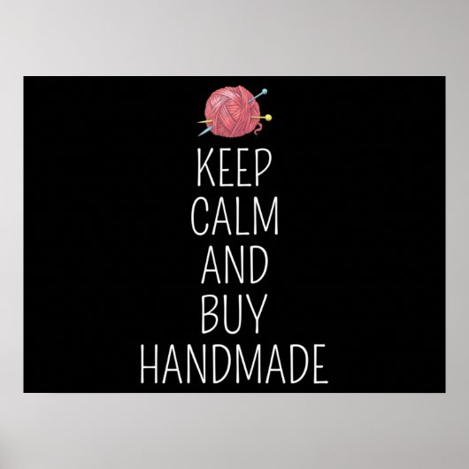 Crocheting Crochet Knitting Crocheter Yarn Poster (Vorne)