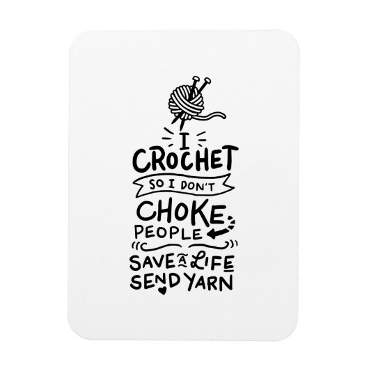 Crocheting Crochet Wool Magnet (Vertikal)