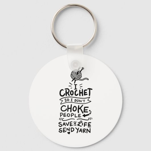 Crocheting Crochet Wool Schlüsselanhänger (Vorderseite)
