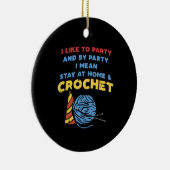 Crocheting Crochet Yarn Keramik Ornament (Rechts)