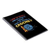 Crocheting Crochet Yarn Notizblock (Rechte Seite)