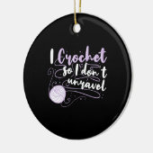 Crocheting-Geschenke Keramik Ornament (Links)