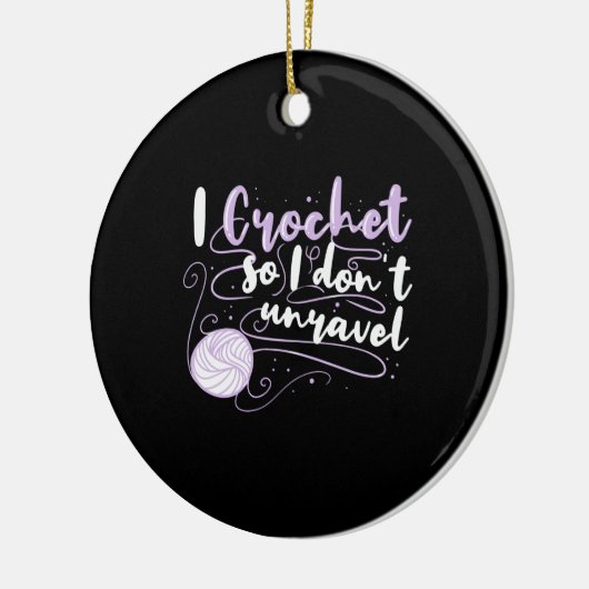 Crocheting-Geschenke Keramik Ornament (Links)