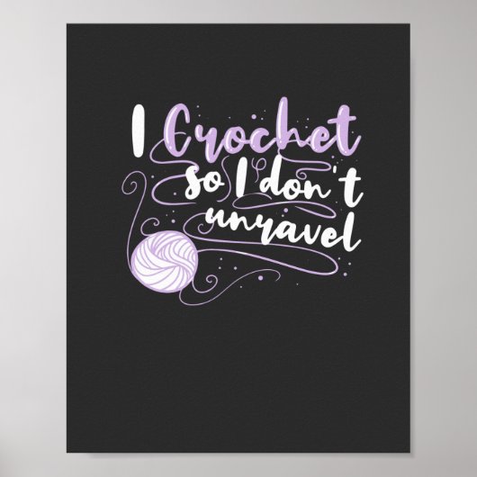 Crocheting-Geschenke Poster (Vorne)