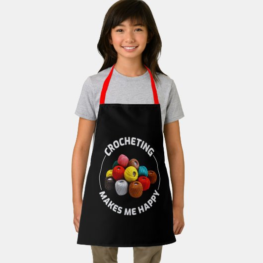Crocheting Hook Knitting Crocheter Schürze (Insitu)