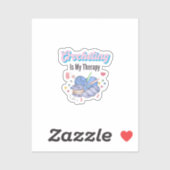 Crocheting Is My Therapy Yarn Art Aufkleber (Blatt)