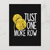 Crocheting Knitting Postkarte (Vorderseite)